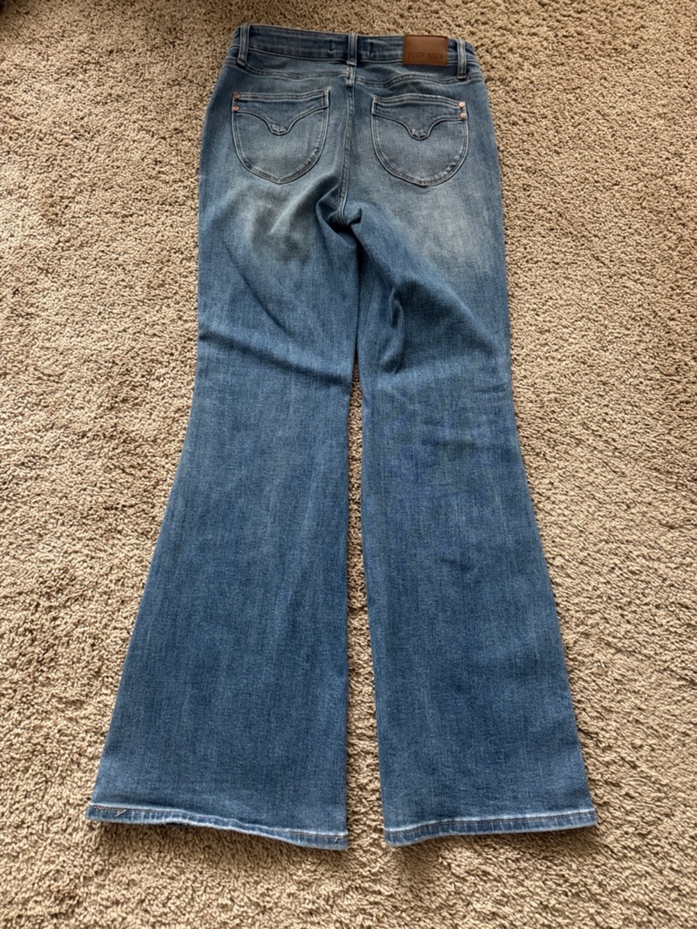 Judy Blue Medium Wash Flare Jeans - Picture 3 of 3